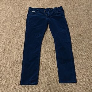 Blue cordarouy  Burberry pants, size 34 🟦✨